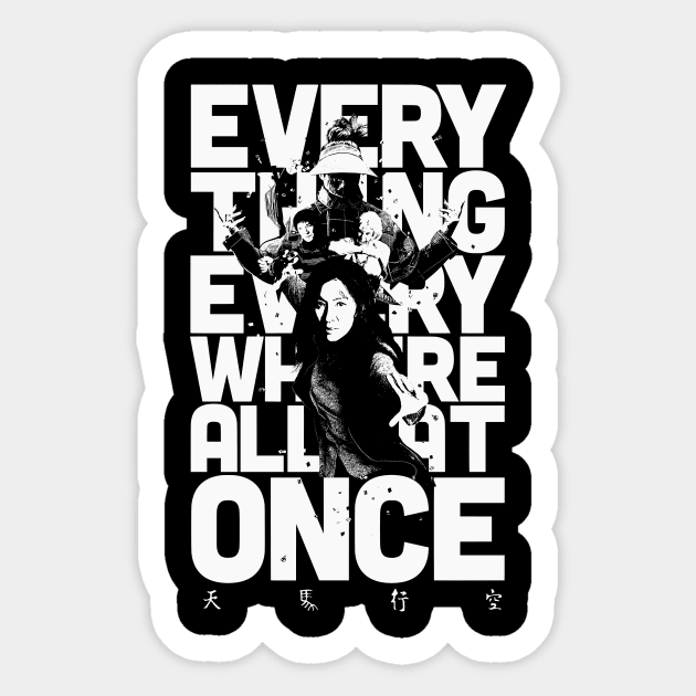 Everything Everywhere All at Once Sticker by amon_tees